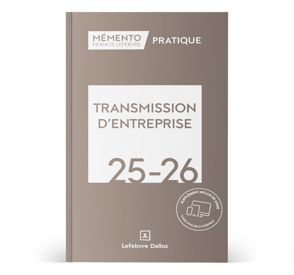 Mémento Transmission d'entreprise 2025-2026