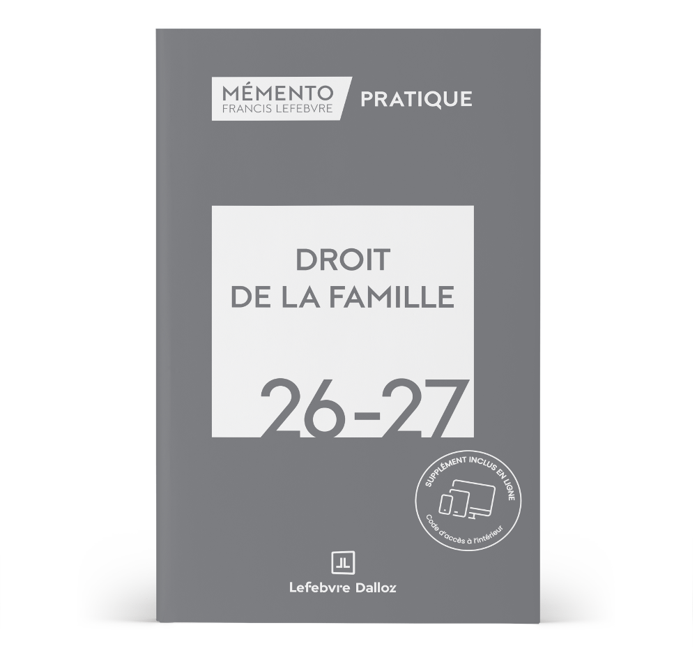 Mémento Droit de la famille 2026-2027