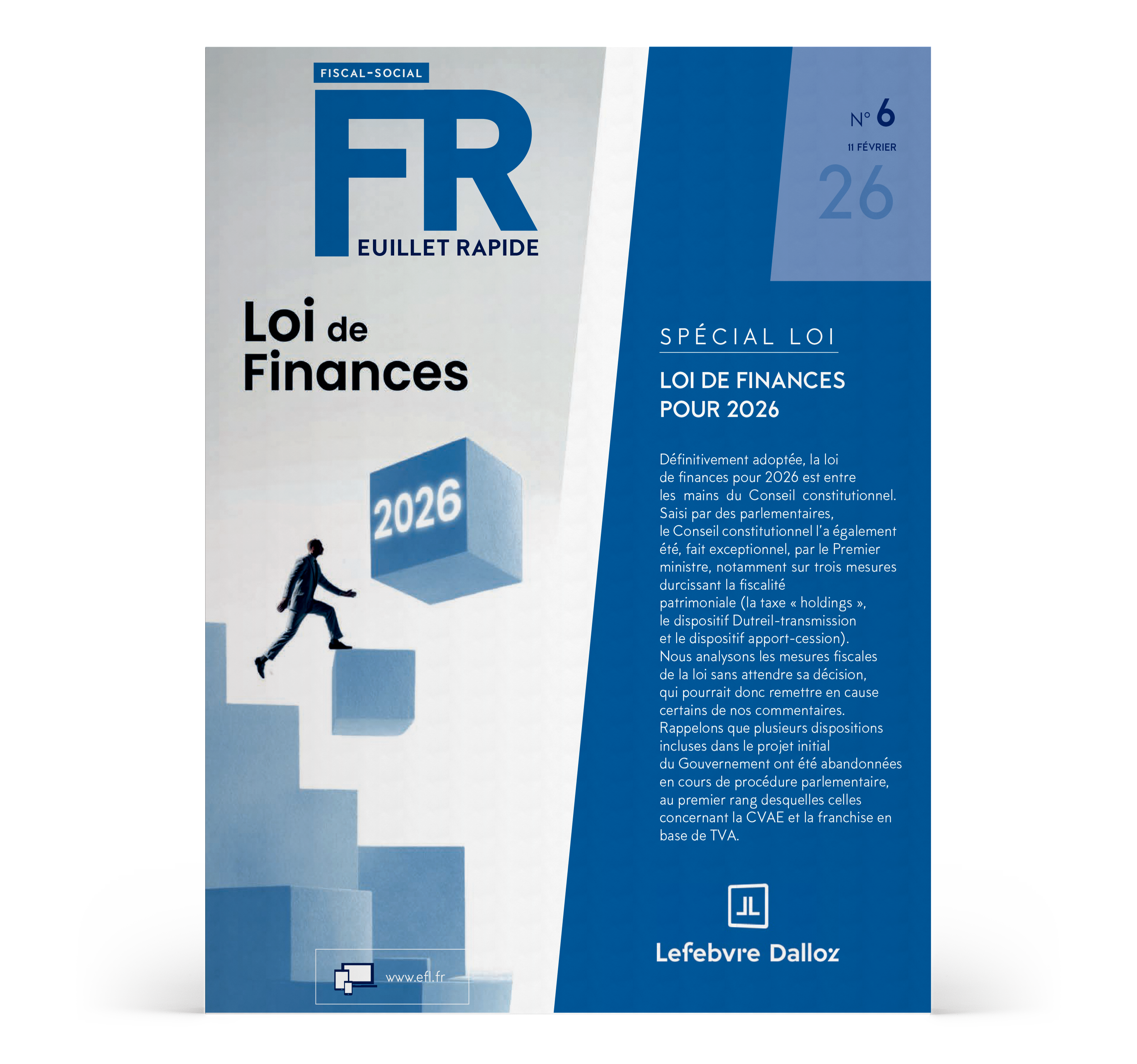 Feuillet Rapide fiscal / Spécial Loi de finances 2026